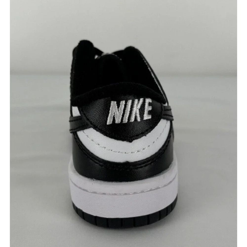 Nike Dunk Low Retro White Black Panda (TD) Sneaker Shoe Kids Size 7C New CU1727